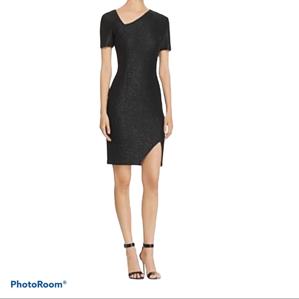 St John shimmer sequin knit dress